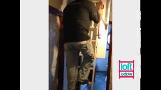 Loft Ladder Demo  LoftLadderie  Loft Ladder Letterkenny Co Donegal amp Derry [upl. by Nannerb]