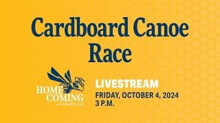 Homecoming 2024  Cardboard Canoe Race Livestream [upl. by Anibas981]