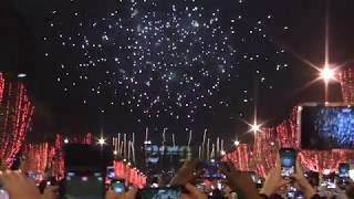 Feu d’artifice du nouvel an 2019 à Paris [upl. by Shields]