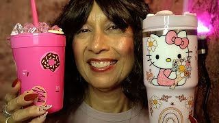 ASMR 🥤 NEW TUMBLERS 🍩🍄💐 Supporting Small Business [upl. by Rapp]