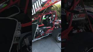 Sprint Car Warm Up fypage fyp autoracing sprintcar shorts fast fyp racing speed loud [upl. by Estrella]