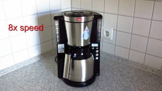 Melitta 101116 Kaffeefiltermaschine Testbericht – Look Therm Timer [upl. by Ahsinroc]