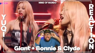 GIDLE YUQI Giant  Bonnie amp Clyde LIVE REACTION  A ROCKSTAR [upl. by Enyaj]