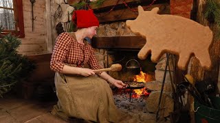 Cooking a Christmas Feast 200 Years ago 1820s Historical ASMR Cooking [upl. by Luy]