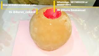 How to make a calabash cake [upl. by Mace]