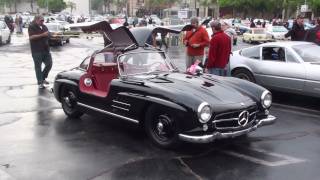 Black MercedesBenz 300SL Gullwing Acceleration Nice Sound [upl. by Santini342]