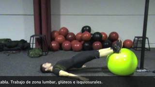 Ejercicios isométricos para entrenar la zona lumbar [upl. by Aire704]