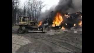 Tire Fire 1996 Grawn Michigan EPA [upl. by Dwayne]