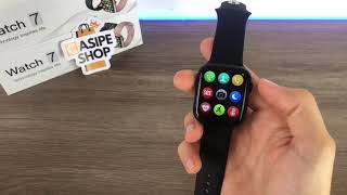 Smartwatch Watch 7  Todas as funções Como configurar e Recomendações [upl. by Vincenz703]