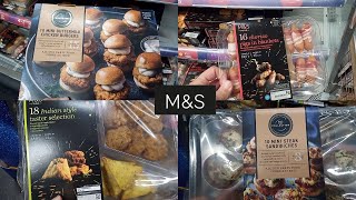 MampS FOOD HAUL UK NEW IN MampS CHRISTMAS SHOPPING DECEMBER 2023 SHOP WITH ME  MampS GROCERY HAUL [upl. by Nims490]