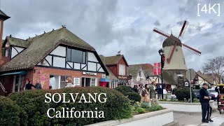 SOLVANG California  driving tour 4K [upl. by Slorac]