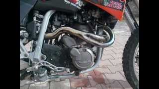 KTM 640 LC4 Cold Start Engine Sound [upl. by Atilrahc]