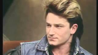 U2s Bono on RTÉs Late Late Show 1983 [upl. by Etyam]