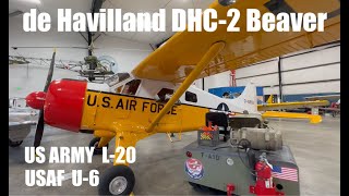 De Havilland DHC2 Beaver USAF L20 Restored to new [upl. by Acinorrev]