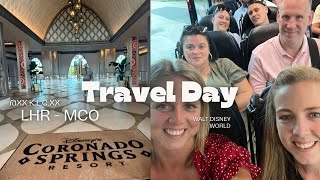 Flying to Disney World London to Orlando Travel Vlog [upl. by Mila]