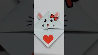 DIY Bookmarker 😺♥️shorts craft diy [upl. by Franzen]