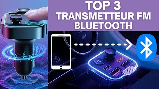 TOP 3  Meilleur Transmetteur FM Bluetooth Voiture 2023 [upl. by Yelah]