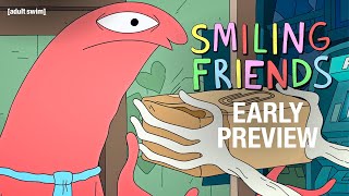 S2E3 PREVIEW Allans Paperclip Search  Smiling Friends  adult swim [upl. by Arratahs]