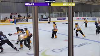 Oshawa Ringette Tournament  U16A  Ottawa Ice vs Waterloo Wildfire  20241025 [upl. by Aela427]