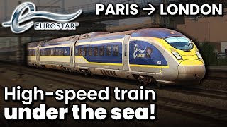 PARIS to LONDON on the incredible Eurostar UNDER THE SEA [upl. by Ilagam958]