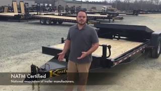 Kaufman Fixed Front Tilt FDWT7K22D  360 Degree Trailer Review [upl. by Eillen694]