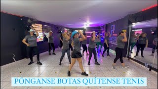 PÓNGANSE BOTAS QUÍTENSE TENIS OV7  coreografía  zumba  baile fitness [upl. by Ainecey]