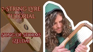 Song of Storms Zelda  Tutorial for 7String Lyre [upl. by Atihana868]