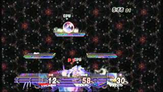 SSBB hack  Melee Battlefield [upl. by Ailehpo]