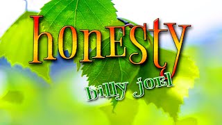 HONESTY  karaoke version  popularized by BILLY JOEL [upl. by Castorina]