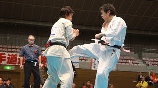 【新極真会】第29回東北空手道選手権大会 一般の部 決勝 SHINKYOKUSHINKAI [upl. by Levitt]