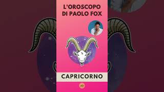 Loroscopo di Paolo Fox dell11 novembre 2023 Capricorno [upl. by Hunfredo957]