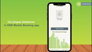 Pinpas blokkeren in DSB Mobile Banking app [upl. by Eilojne]