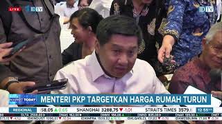 Menteri Maruarar Target Harga Rumah Rakyat Turun  Investor Daily TV [upl. by Eriuqs983]