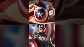 Superheroes but coffee mug  Marvel vs DC  avengers marvel shorts [upl. by Eisac]