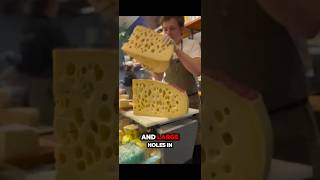 Why Does Emmental Cheese Have Holes MIND BLOWING Reason shortvideo [upl. by Kcir]