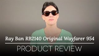 RayBan RB2140 Original Wayfarer Sunglasses Review [upl. by Noirred]