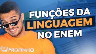 Funções da Linguagem que Caem no ENEM  PROFINHO  Linguagens ENEM [upl. by Savil]