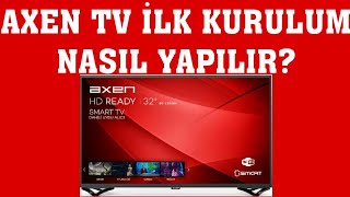 Axen TV İlk Kurulum Nasıl Yapılır [upl. by Eenoj]