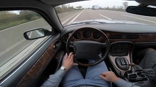 Jaguar XJ8 40 V8 AUTOBAHN POV [upl. by Gaige678]