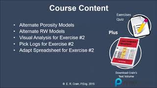 Introduction to Porosity Course by Ross Crain on Petrolessons [upl. by Ward548]