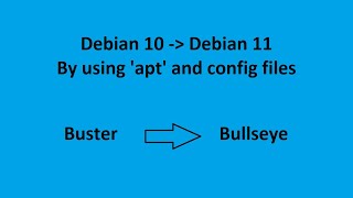 Update Debian 10 to Debian 11 [upl. by Nyret]