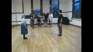 Scottish country dance class Seattle U district  Blue Bonnets [upl. by Luhey70]