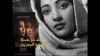 chhup gaya koi re door se pukar keChampakali1957Suchitra Sen LataRajinderHemant Kumara tribute [upl. by Parrnell]