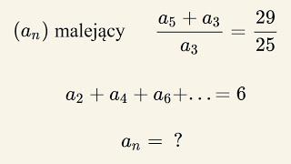 Szereg geometryczny  poziom rozszerzony  zadanie od CKE [upl. by Thatch607]