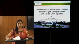 Construction of balanced incomplete block designs using mutually orthogonal Latin squares [upl. by Nagy]