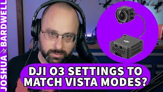 DJI O3 20mhz and 40mhz Low latency and High Quality mode on the Caddx Vista  FPV Questions [upl. by Bald]