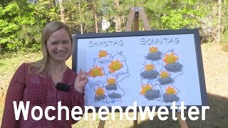 Das DeutschlandWetter am Wochenende 910April 2016 und was ist dran am Blutregen [upl. by Retswerb]