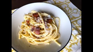 How to Make Real Spaghetti Carbonara  Christine Cushing [upl. by Uzzia]