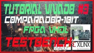 testbench  VIVADO VHDL COMPARADOR VIDEO3 [upl. by Dalt]