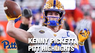 Kenny Pickett Pitt Highlights  Pitt QB [upl. by Yaner33]